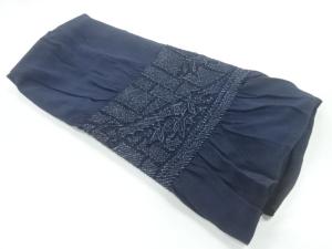 正絹　絞り竹笹模様男物兵児帯